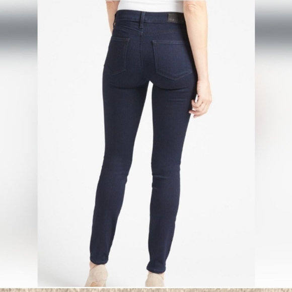 Paige Transcend skyline skinny Azaria blue wash pocket midris jean size 24 nwt - Picture 2 of 5